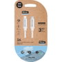 TECH-ONE-TECH Cable USB-C a Lightning 3A Blanco 1 m TEC2203